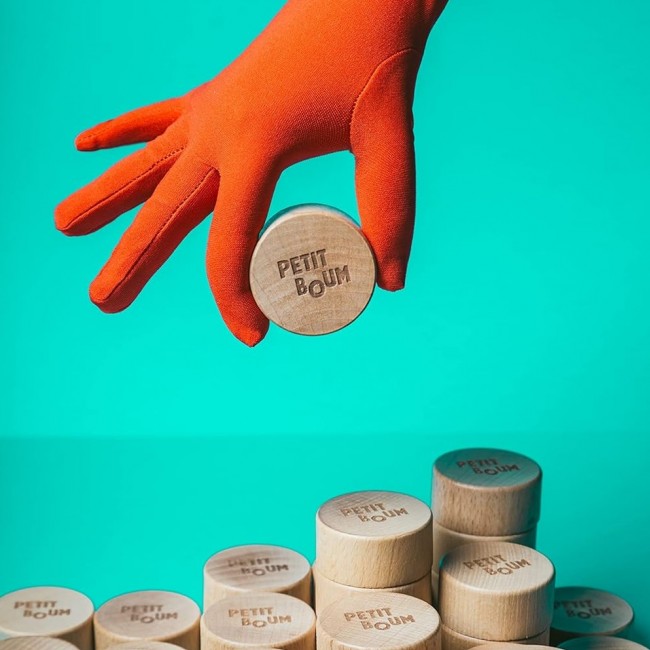 Butelka sensoryczna FLOAT Petit Boum - Fioletowa