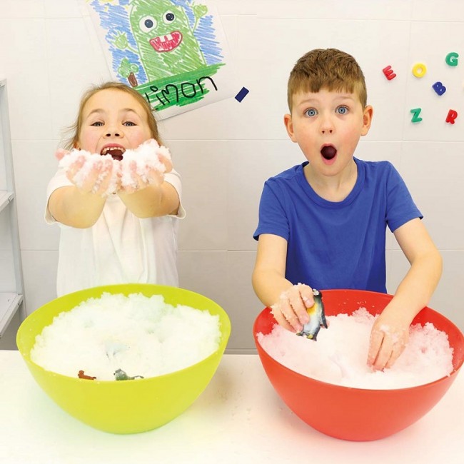 Zestaw do tworzenia śniegu z figurkami i tacą Sno Adventure Zimpli Kids - World Arctic