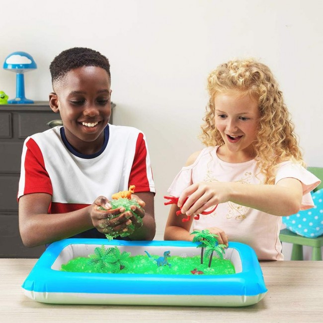 Zestaw do tworzenia gelli z figurkami i tacą Gelli Worlds Zimpli Kids - Dino Pack