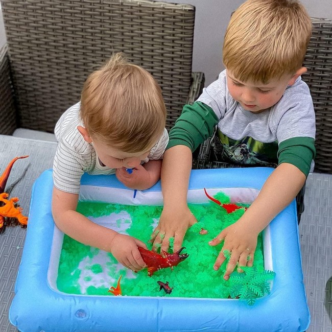 Zestaw do tworzenia gelli z figurkami i tacą Gelli Worlds Zimpli Kids - Dino Pack