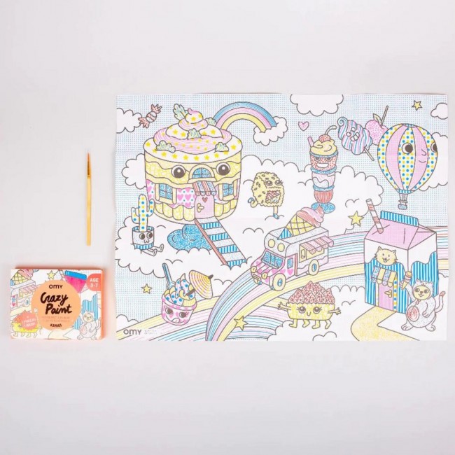 Wodna kolorowanka OMY - Kawaii