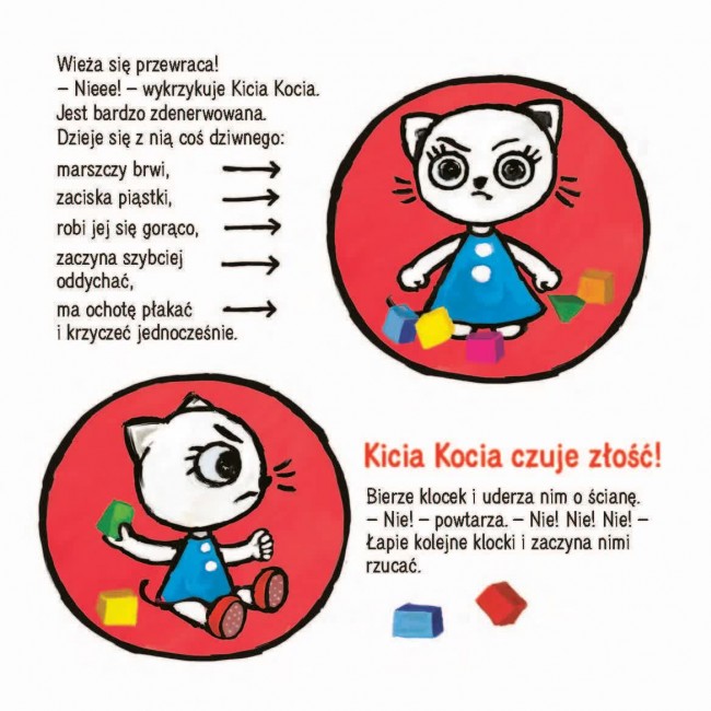 Książka "Kicia Kocia się złości" wydawnictwo Media Rodzina
