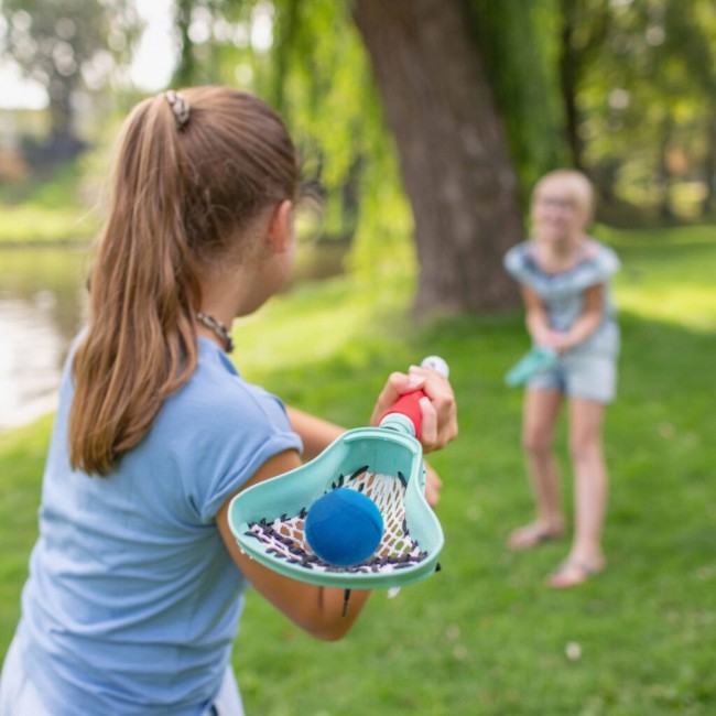 Zestaw rakietek BS Toys - Lacrosse z miękką piłką