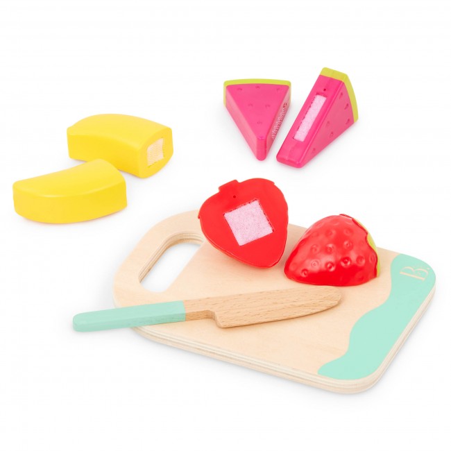 Blender z owocami i akcesoriami Mini Chef B. Toys - Fruity Smoothie Playset