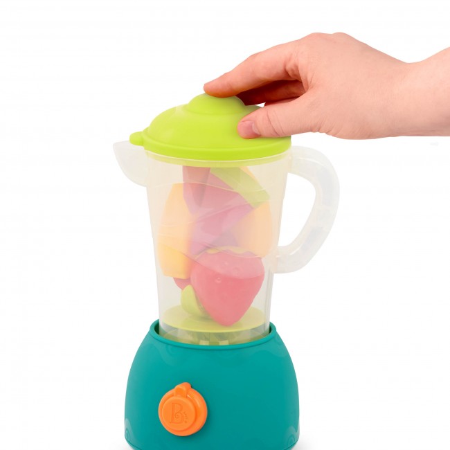 Blender z owocami i akcesoriami Mini Chef B. Toys - Fruity Smoothie Playset