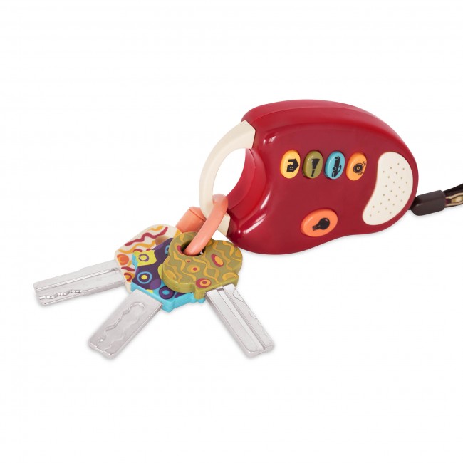 Kluczyki do samochodu Fun Keys B. Toys - Czerwone