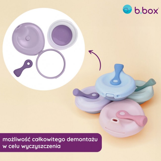 Miseczka z pokrywką fill+feed B.box - Błękit
