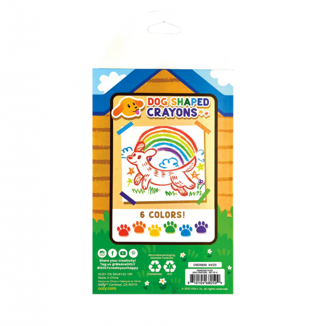 Kredki malucha pieski Ooly - Pawsome Pups