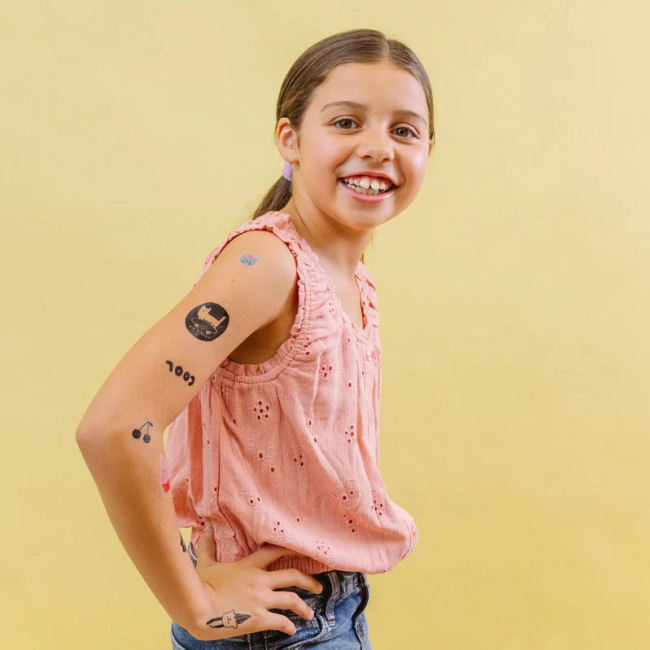 Zmywalne tatuaże mini Ooly - Koty