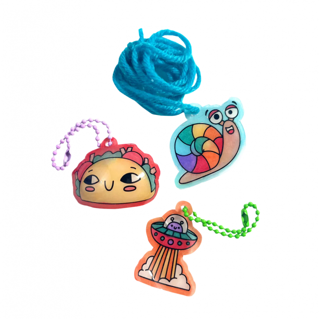 Zestaw kreatywny zrób własny breloczek Ooly - Zabawni Przyjaciele