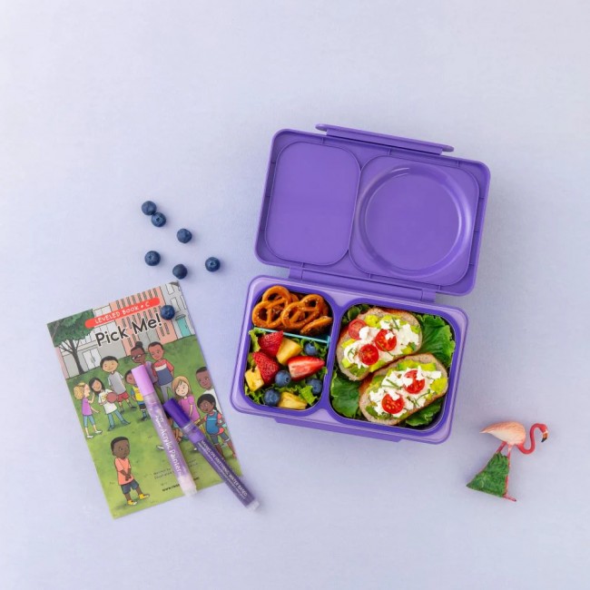 Lunchbox z termosem OmieBox Up OMIE - Galaxy Purple