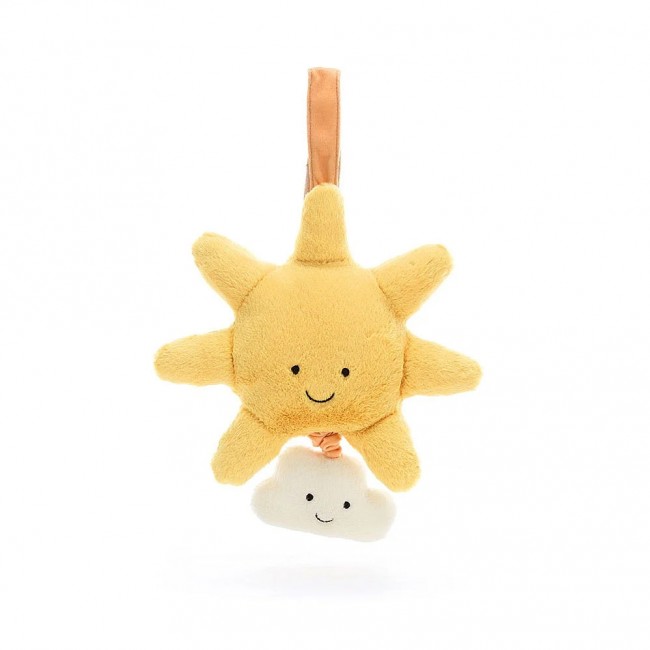 Pozytywka Jellycat - Słoneczko z Chmurką żółte