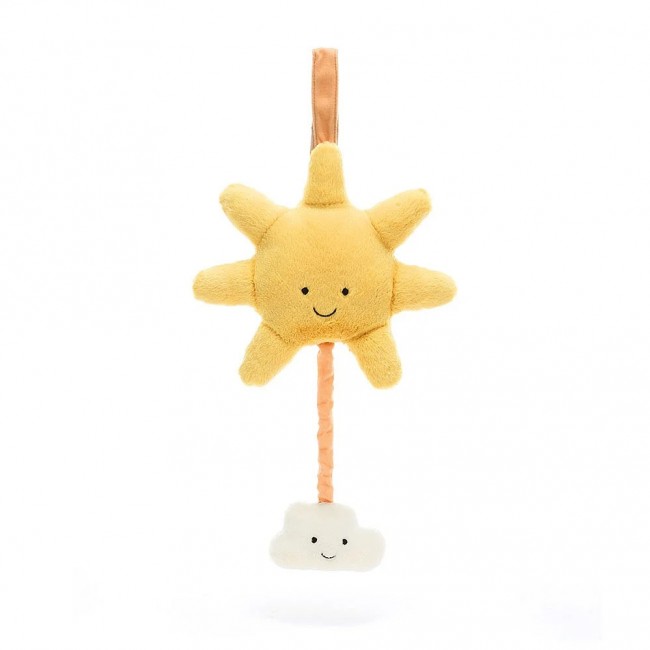Pozytywka Jellycat - Słoneczko z Chmurką żółte