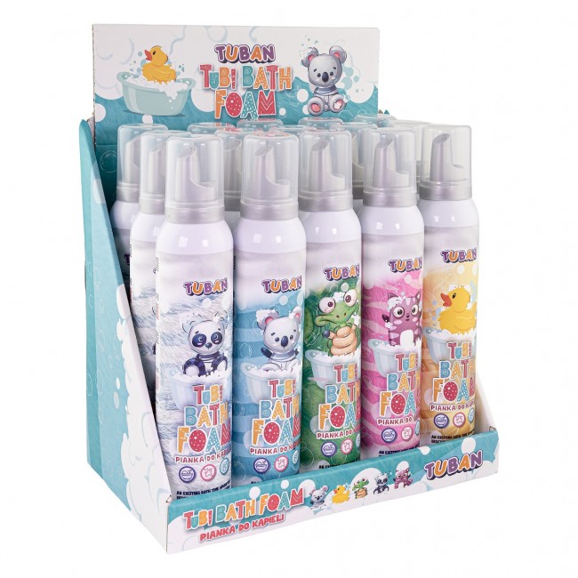 Tubi pianka do kąpieli TUBAN - Niebieska 200 ml