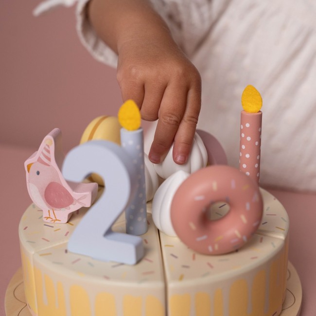 Torcik urodzinowy Little Dutch - Róż