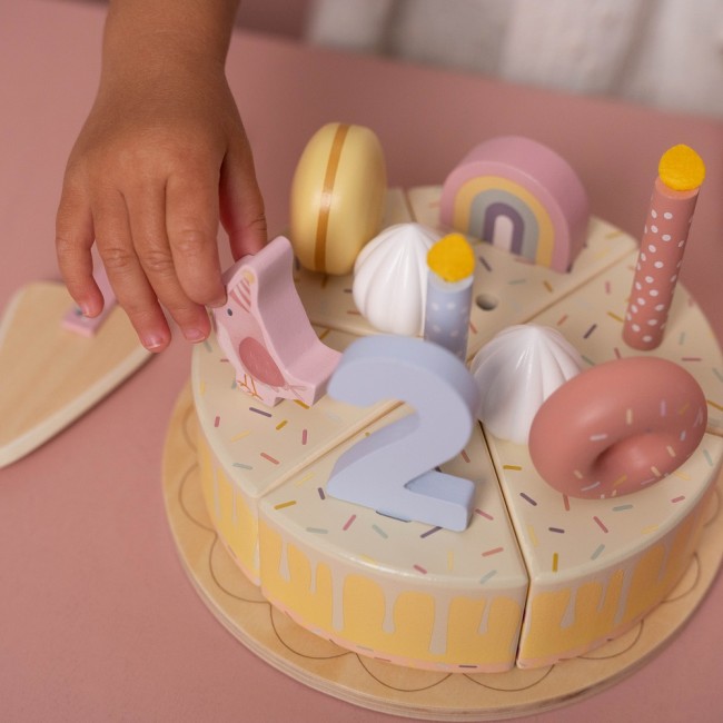 Torcik urodzinowy Little Dutch - Róż