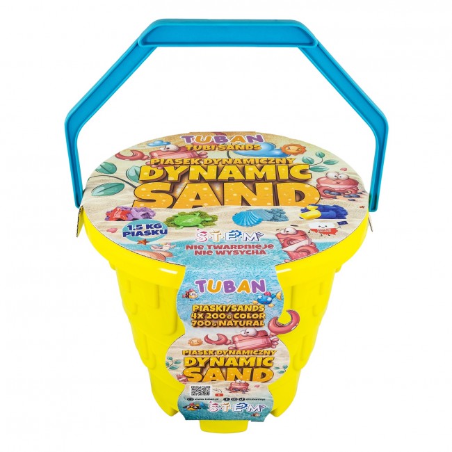 Zestaw piasek dynamiczny TUBAN - Plaża 1,5 kg