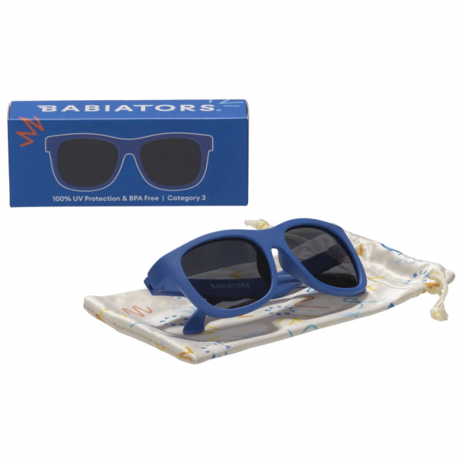 Okularki przeciwsłoneczne Navigators Babiators od 0 do 2 lat - Good As Blue