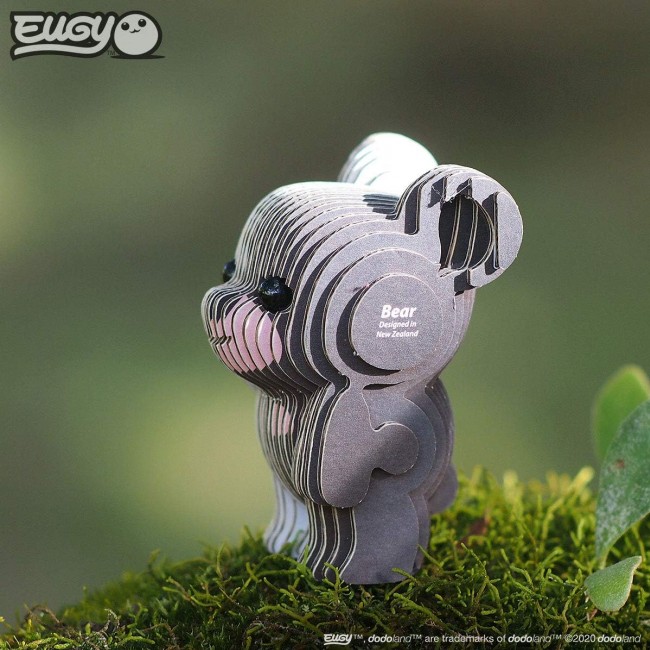 Eko Układanka 3D Eugy - Niedźwiedź