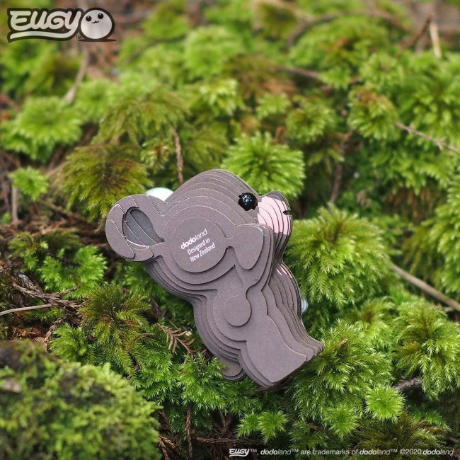 Eko Układanka 3D Eugy - Niedźwiedź