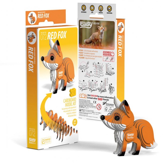 Eko Układanka 3D Eugy - Lis