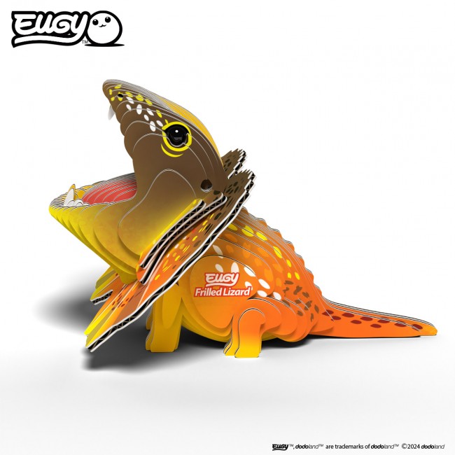 Eko Układanka 3D Eugy - Agama Kołnierzasta