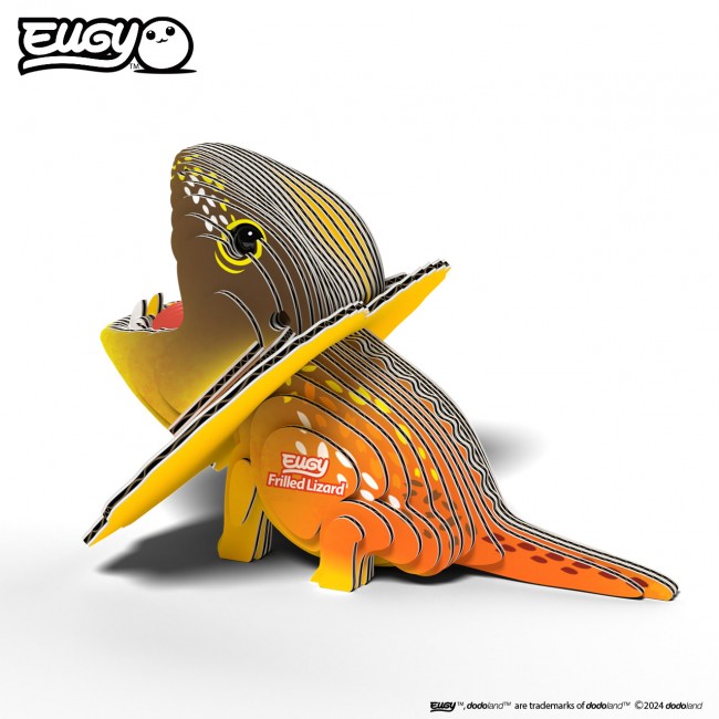 Eko Układanka 3D Eugy - Agama Kołnierzasta