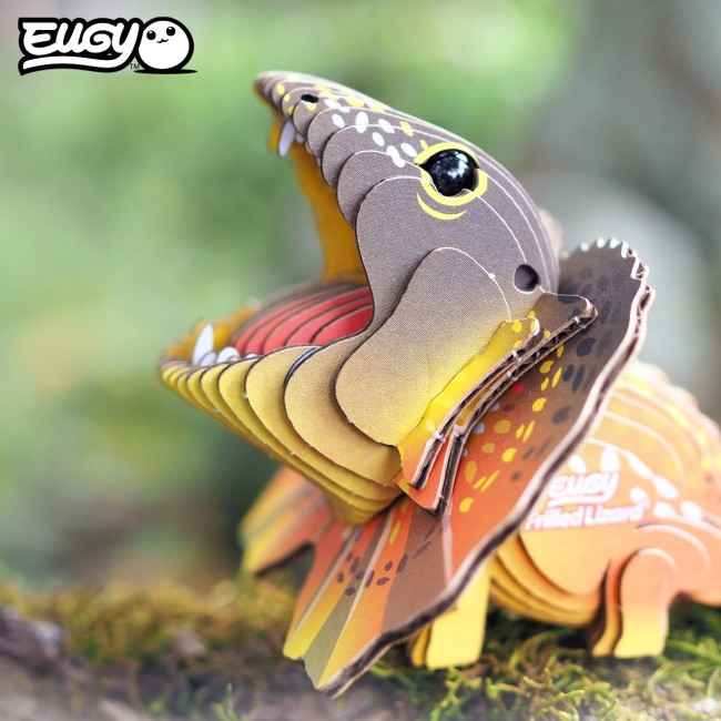 Eko Układanka 3D Eugy - Agama Kołnierzasta
