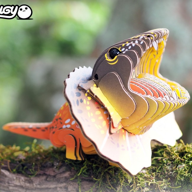Eko Układanka 3D Eugy - Agama Kołnierzasta