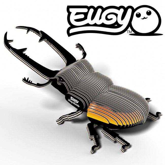 Eko Układanka 3D Eugy - Chrząszcz Jeleń