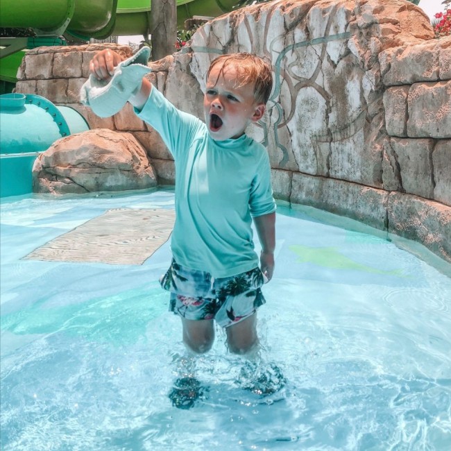 Silikonowa Konewka Krokodyl Scrunch - Błękitny