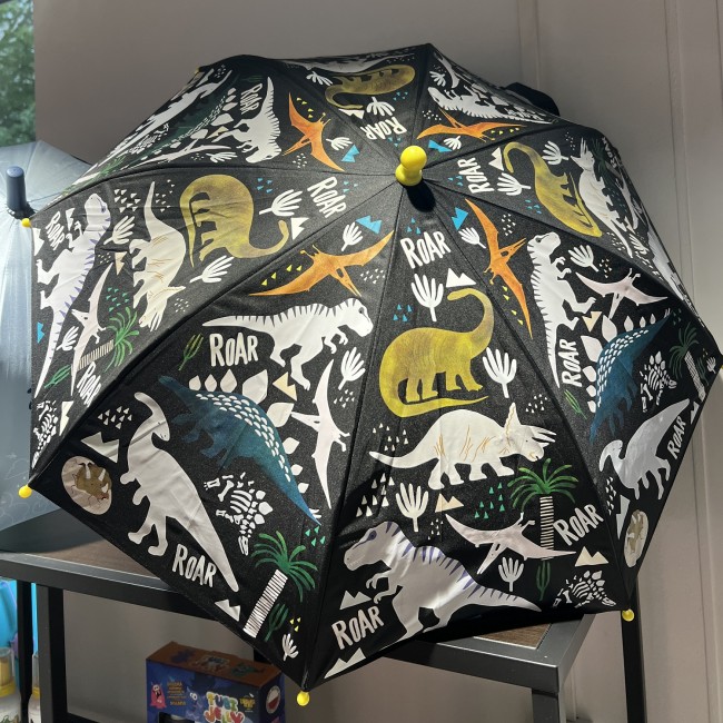 Magiczna parasolka zmieniająca kolory Floss&Rock - Dinozaury