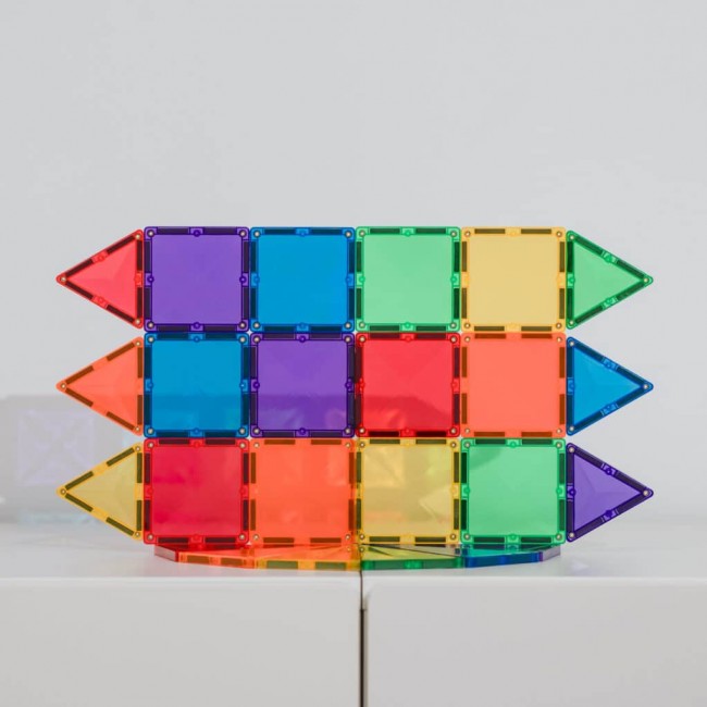 Klocki magnetyczne Connetix - Rainbow Mini Pack 24 el.