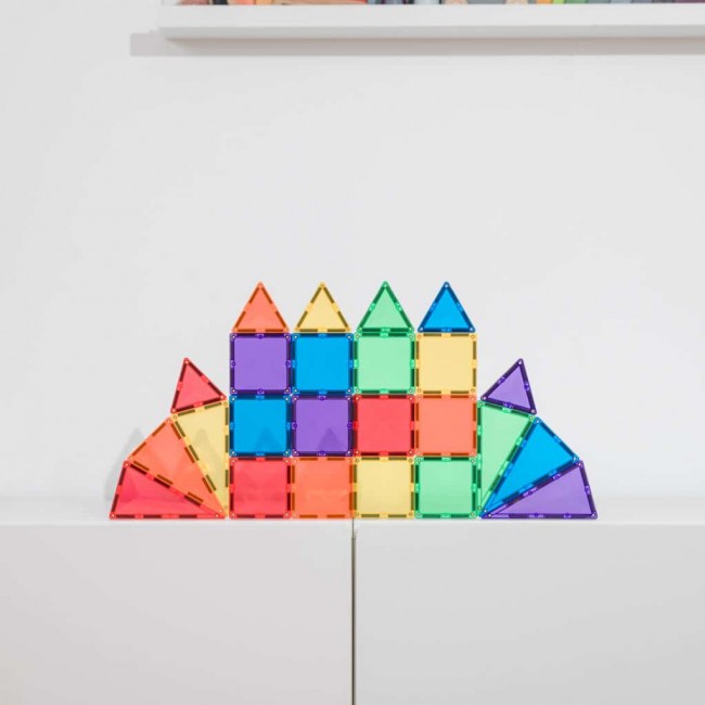 Klocki magnetyczne Connetix - Rainbow Mini Pack 24 el.