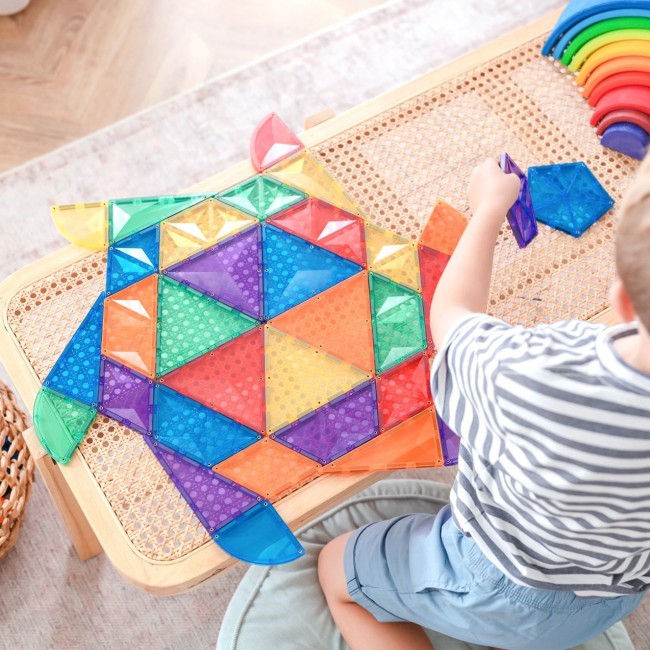 Klocki magnetyczne Connetix - Rainbow Mini Pack 24 el.