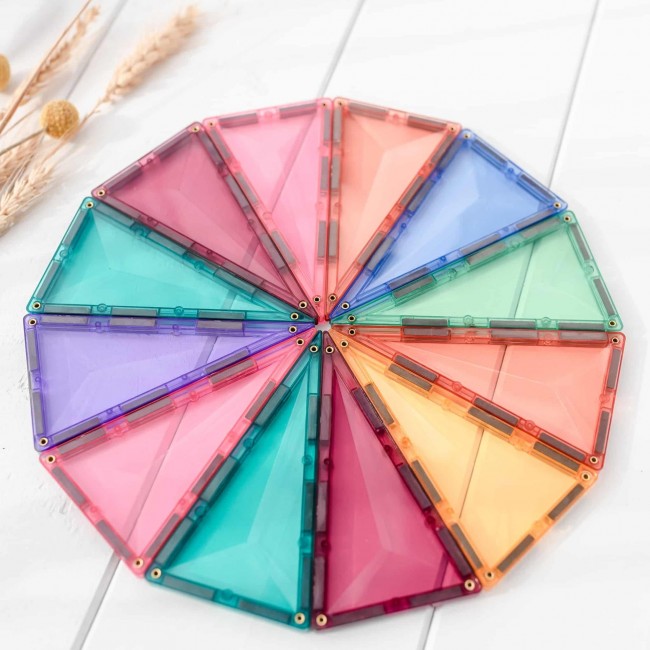 Klocki magnetyczne Connetix - Pastel Geometry Pack 40 el.