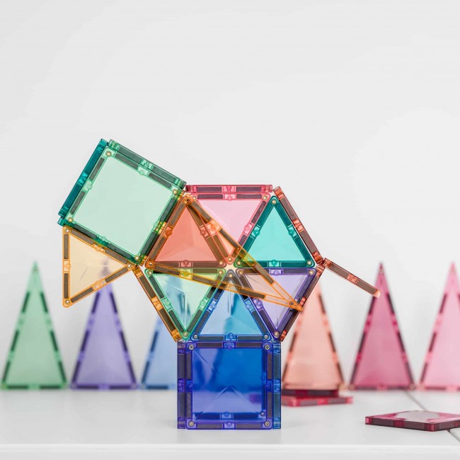 Klocki magnetyczne Connetix - Pastel Geometry Pack 40 el.