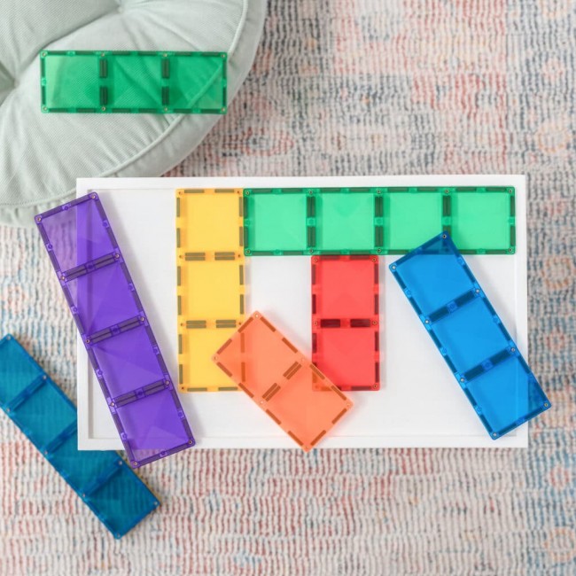 Klocki magnetyczne Connetix - Rainbow Rectangle Pack 18 el.