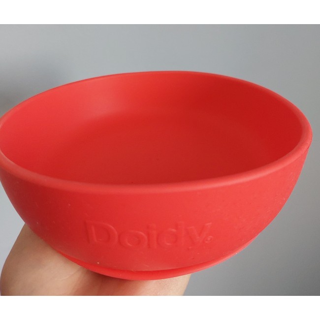 OUTLET Miseczka - Talerzyk Doidy Bowl z przyssawką - czerwony