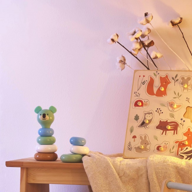 Drewniana układanka Vilac - Zwierzęta lasu