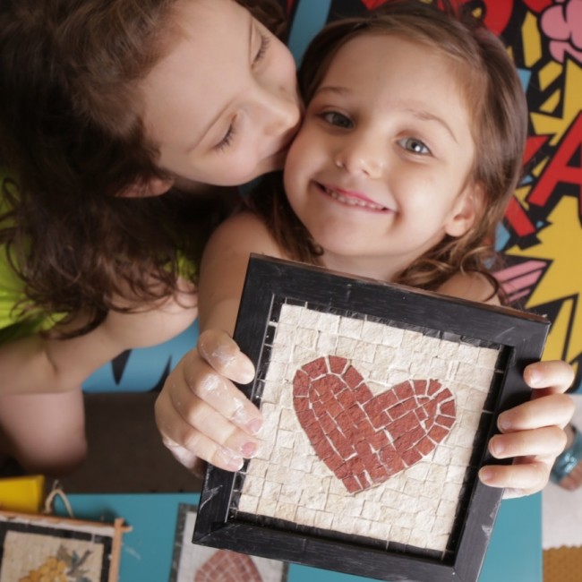 Zestaw kreatywny mozaika MOSAIKIT - Serce