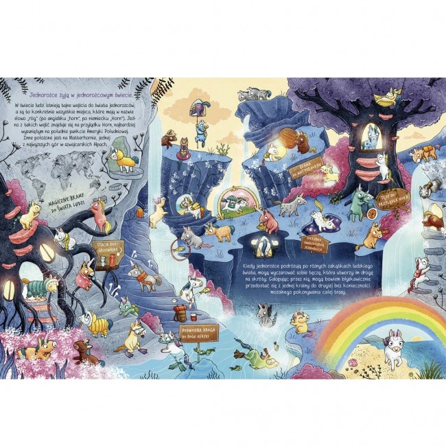 Książka "101 jednorożców i wszystko, co musisz o nich wiedzieć" Wydawnictwo Emotikon