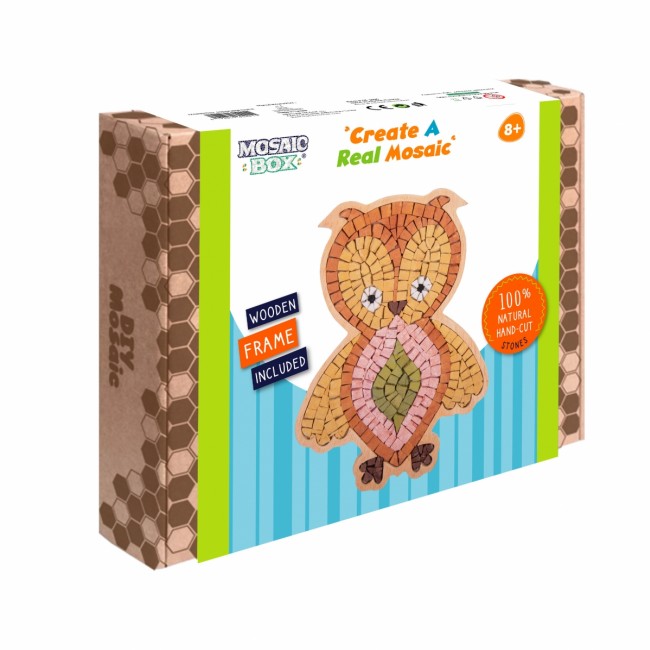 Zestaw kreatywny mozaika MOSAICBOX - Sowa