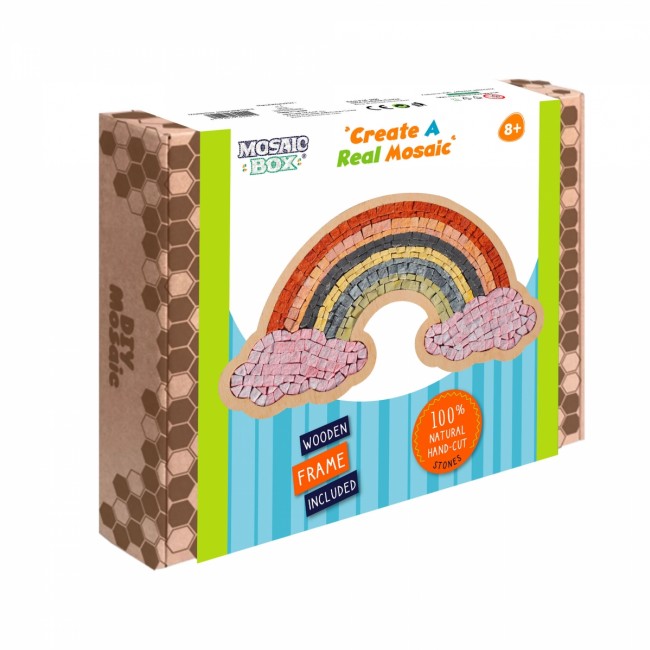 Zestaw kreatywny mozaika MOSAICBOX - Tęcza