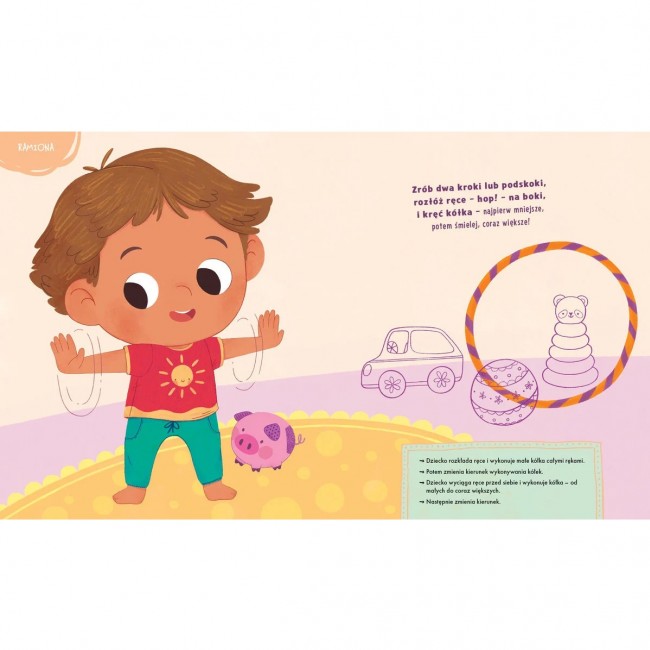 Książka "Dotknij nosek, złap paluszek" wydawnictwo Zielona Sowa