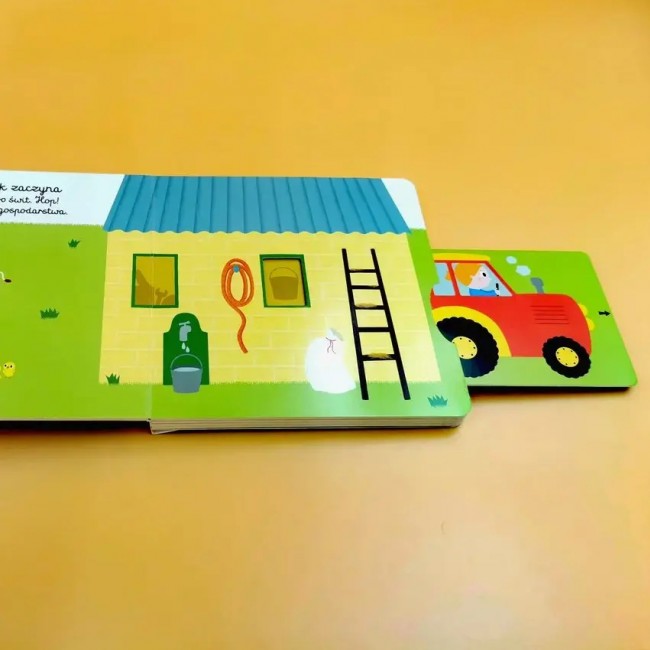 Książka "Pierwsze bajeczki. Dzień dobry, traktorku!" wydawnictwo Harperkids