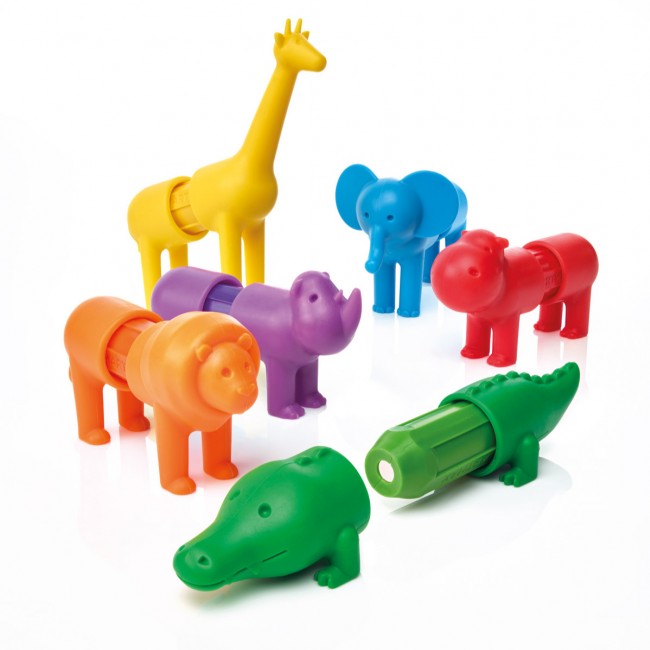 Klocki magnetyczne Smart Max IUVI Games - My First Safari Animals