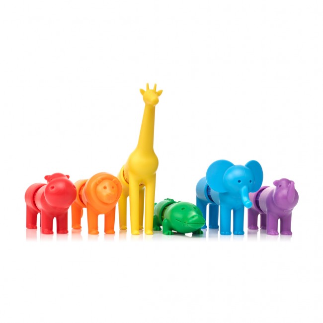 Klocki magnetyczne Smart Max IUVI Games - My First Safari Animals