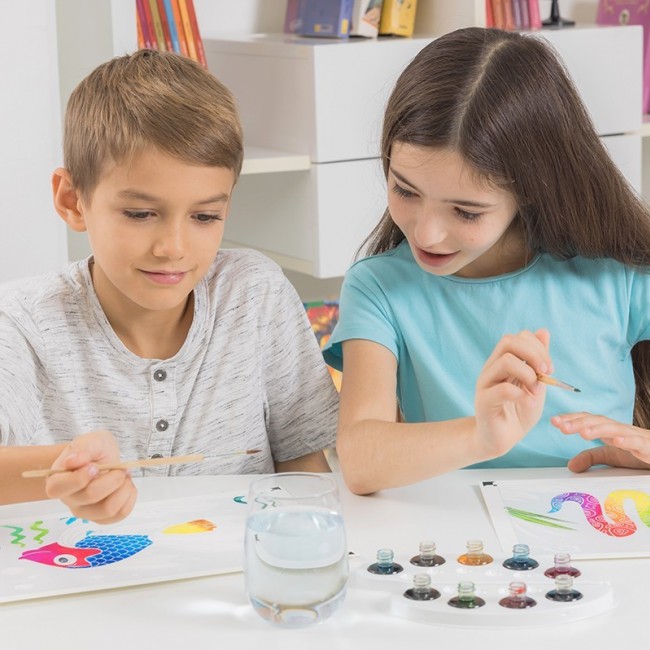 Zestaw do malowania Aquarellum Junior SentoSphere - Księżniczki kwiatowe
