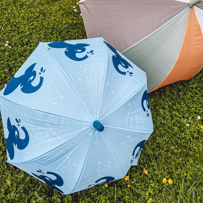 Parasol przeciwdeszczowy FOLLOW the duck - Dusty blue